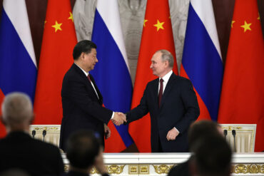встреча Владимира Путина и Си Цзиньпина. Фото: пресс-сдужба Кремля