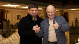 Рамзан Кадыров и Евгений Пригожин. Фото: пресс-служба Рамзана Кадырова